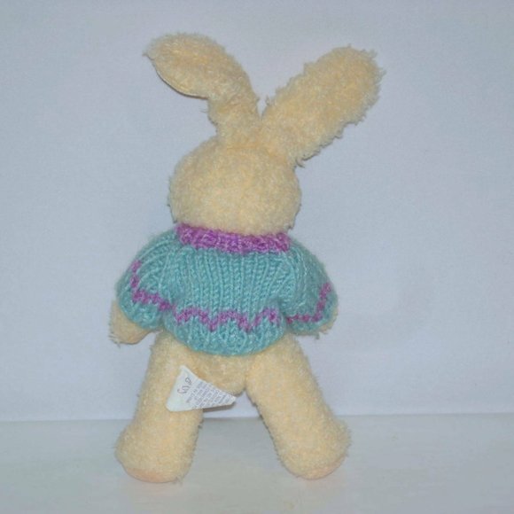1997 CHRISHA PLAYFUL EASTER RABBIT JOINTED PLUSH - Picture 4 of 6